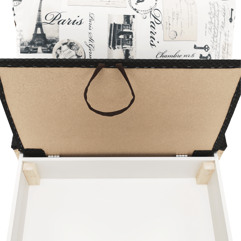 Kinyitható fotel, barna/minta, KENY NEW