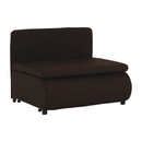 Kinyitható fotel, barna/minta, KENY NEW