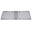 Összecsukható kempingasztal, 120 cm, alumínium/MDF, KEPI TYP 1