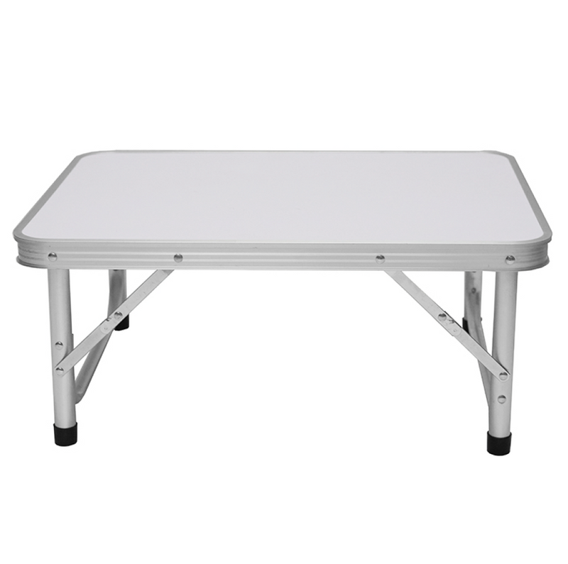 Összecsukható kempingasztal, 60 cm, alumínium/MDF, KEPI TYP 2