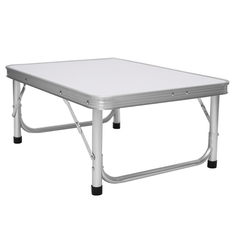 Összecsukható kempingasztal, 60 cm, alumínium/MDF, KEPI TYP 2