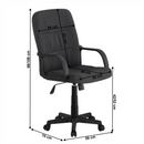 Irodai forgószék, fekete, KERET