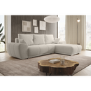 Univerzális ülőgarnitúra, krémszínű, KERIM ROH