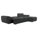 Univerzális ülőgarnitúra, sötétszürke, KERIM ROH