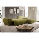 Univerzális ülőgarnitúra, olívazöld, KERIM ROH