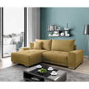 Univerzális ülőgarnitúra, mustár színű, KEVAN