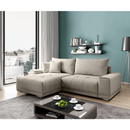 Univerzális ülőgarnitúra, szürkésbézs Taupe, KEVAN