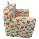 Kinyitható babzsák, színes, KIDY