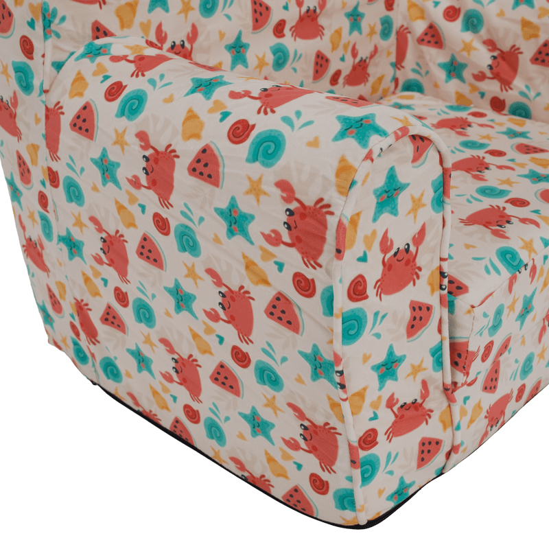 Kinyitható babzsák, színes, KIDY