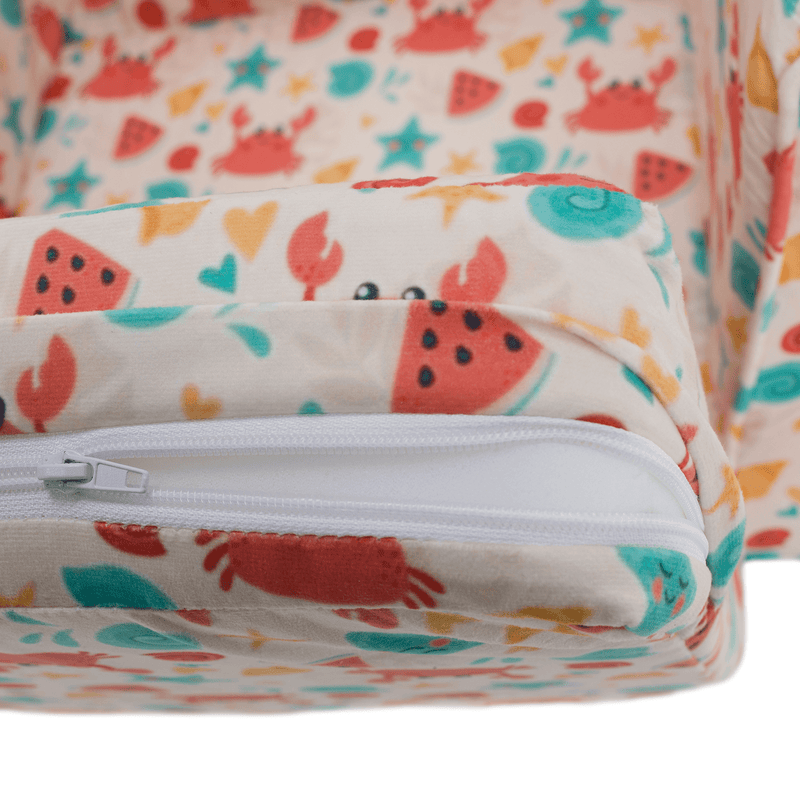 Kinyitható babzsák, színes, KIDY