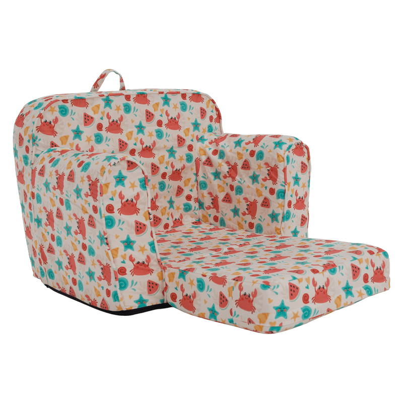 Kinyitható babzsák, színes, KIDY