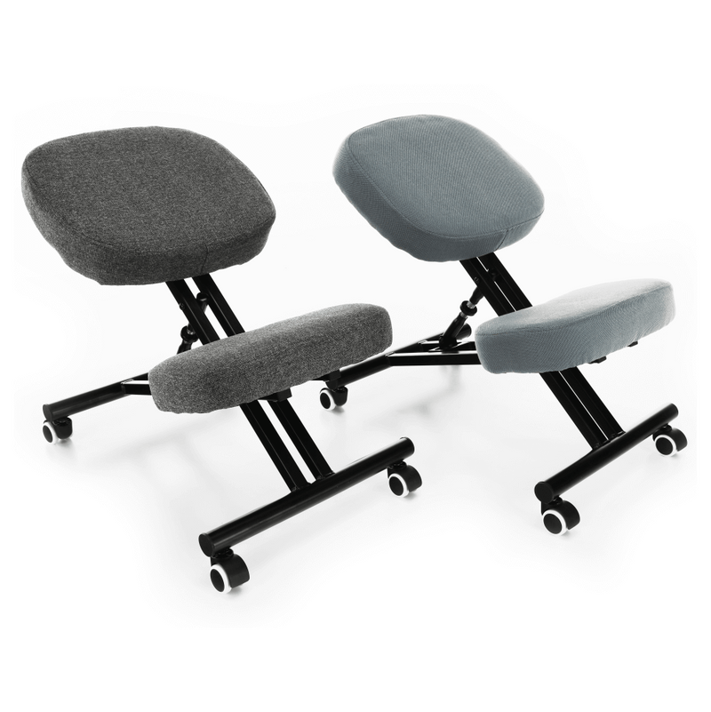 Ergonomikus zsámoly, világosszürke/fekete, KILIAN