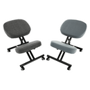 Ergonomikus zsámoly, világosszürke/fekete, KILIAN