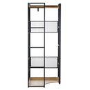 Sarokállvány, tölgy/fekete, KILOS NEW TYP 4