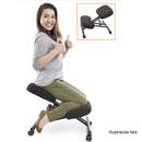 Ergonomikus zsámoly, szürke/fekete, RUFUS