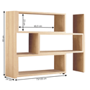 Könyvespolc, tölgy sonoma, KLOE III