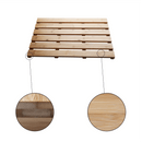 Csúszásgátló szőnyeg a fürdőszobába, természetes lakkozott bambusz, KLERA