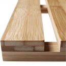 Csúszásgátló szőnyeg a fürdőszobába, természetes lakkozott bambusz, KLERA