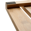 Csúszásgátló szőnyeg a fürdőszobába, természetes lakkozott bambusz, KLERA