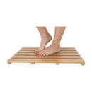 Csúszásgátló szőnyeg a fürdőszobába, természetes lakkozott bambusz, KLERA