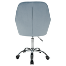 Irodai szék, kék Velvet szövet/króm, KLIAN