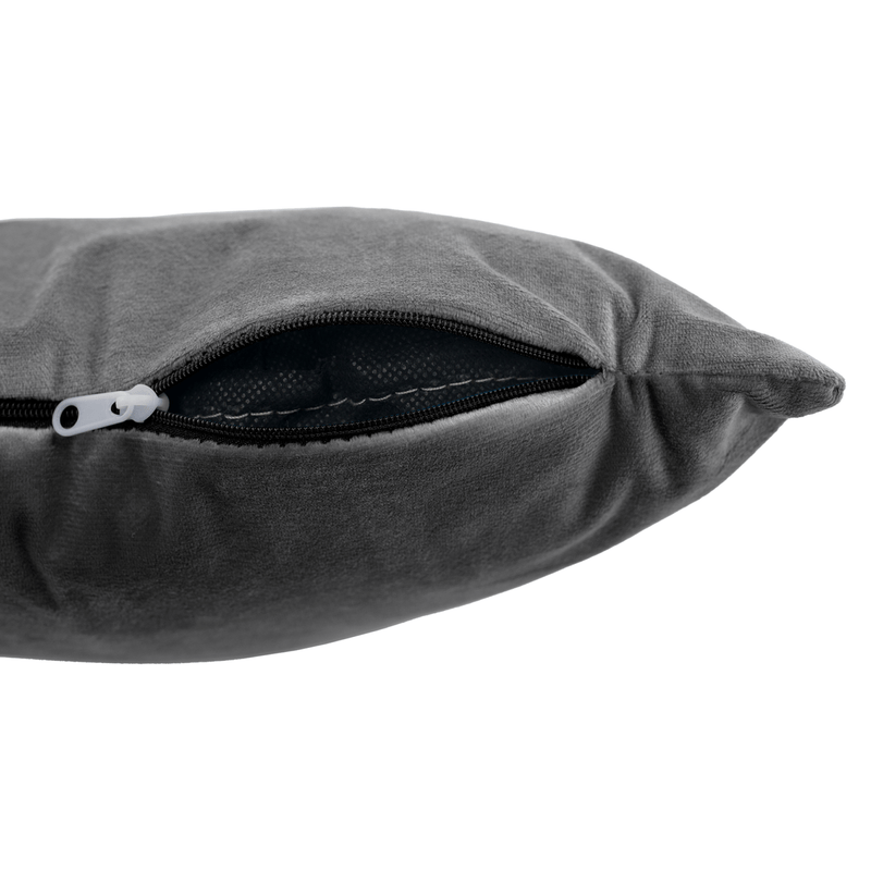 Irodai fotel, szürke Velvet anyag/króm, KLIAN