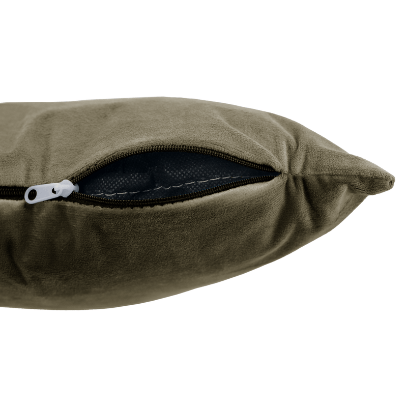 Irodai fotel, szürkésbarna Taupe Velvet anyag/króm, KLIAN