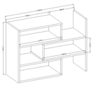 Könyvespolc, tölgy sonoma, KLOE III