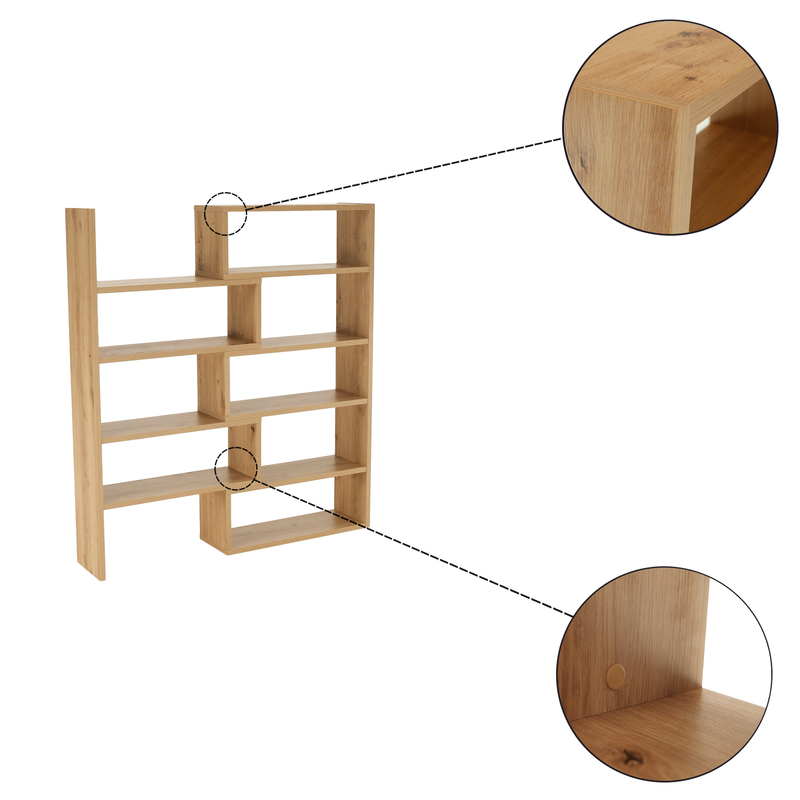 Polcrendszer, artisan tölgy, KLOE II