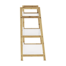 3 polcos állvány, fehér/természetes, KOEN TYP 1