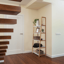 5 polcos állvány, fehér/természetes, KOEN TYP 3