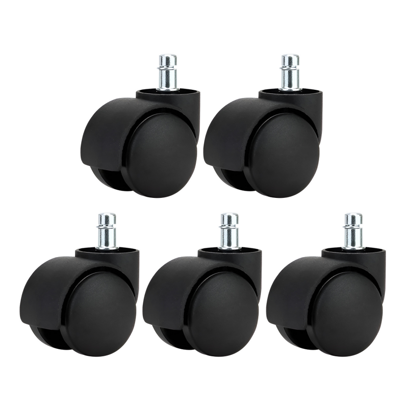 Kerék, 5 db-os szett, fekete, KOLIESKO TYP 1