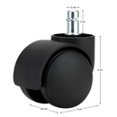 Kerék, 5 db-os szett, fekete, KOLIESKO TYP 1