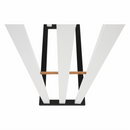 Törülközőtartó, fehér/fekete, KOMO NEW