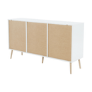 komód, tölgy sonoma / fehér, OSLO 75381