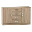 Kombinált komód, tölgy sonoma, BETTY 2 BE02-019-00