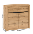 Komód G, wotan tölgy, TORONTA