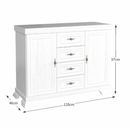 Komód KK3, sosna andersen, KORA