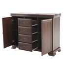 kétajtós komód fiókokkal, samoa king, KORA KK3