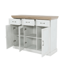 háromajtós komód, északi sosna/vadtölgy, ROYAL K1S