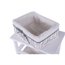 Komód, 4 fiókos, régi fehér, RUBY 4