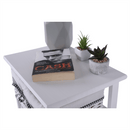 Komód, 4 fiókos, régi fehér, RUBY 4