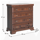 Komód KK2, samoa king, KORA