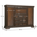 komód bárszekrénnyel, samoa king, KORA KK6P
