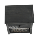 Komód, 1 kosár, 1 fiók, szürke-barna, DARKIE 1