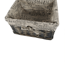 Komód, 1 kosár, 1 fiók, szürke-barna, DARKIE 1