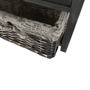 Komód, 1 kosár, 1 fiók, szürke-barna, DARKIE 1