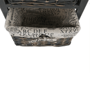 Komód, 2 kosár, 1 fiók, szürke-barna, DARKIE 2