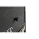 Komód, 2 kosár, 1 fiók, szürke-barna, DARKIE 2