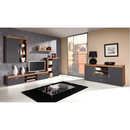 Komód, szilva/szürke grafit, CHERIS 3